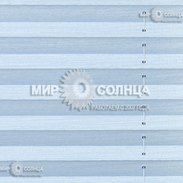 Жалюзи плиссе на пластиковые окна Флаер перл цвет светло-голубой
