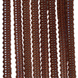 Вертикальные веревочные жалюзи (стрингс) Бриз классика темно-коричневый