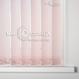 Тканевые вертикальные жалюзи Моран цвет розовый