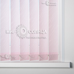 Тканевые вертикальные жалюзи Каприз цвет розовый
