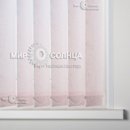 Тканевые вертикальные жалюзи Шелк цвет розовый