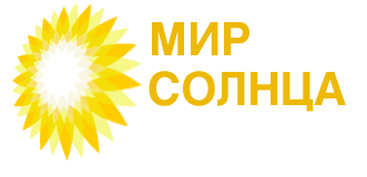 Логотип компании Мир Солнца - интернет-магазин жалюзи от производителя