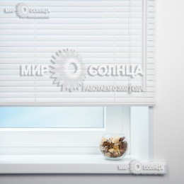  Жалюзи деревянные горизонтальные «Снежное»