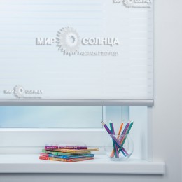  Стандартные рулонные шторы «Гэлакси цвет белый»