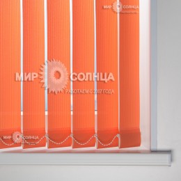  Вертикальные тканевые жалюзи «Лайн цвет оранжевый»